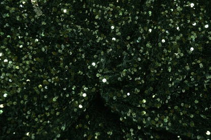 Sequins Stretch Velvet Fabric by the Yard | Sequins Velvet Fabric | 60" wide | Multiple Colors |