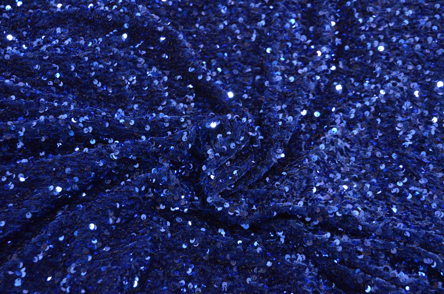 Sequins Stretch Velvet Fabric by the Yard | Sequins Velvet Fabric | 60" wide | Multiple Colors |