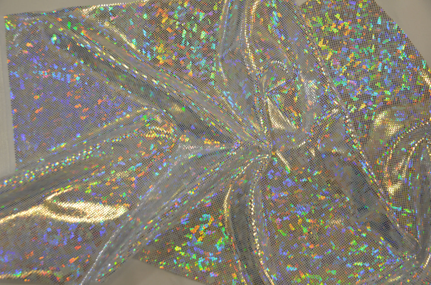 Shattered Hologram Spandex Fabric by the Yard | Dancewear Spandex Fabric | Wholesale Bolt Available | 60 Wide |