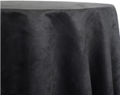 Micro Suede Table Linens | Faux Suede Tablecloths | Multiple Colors |