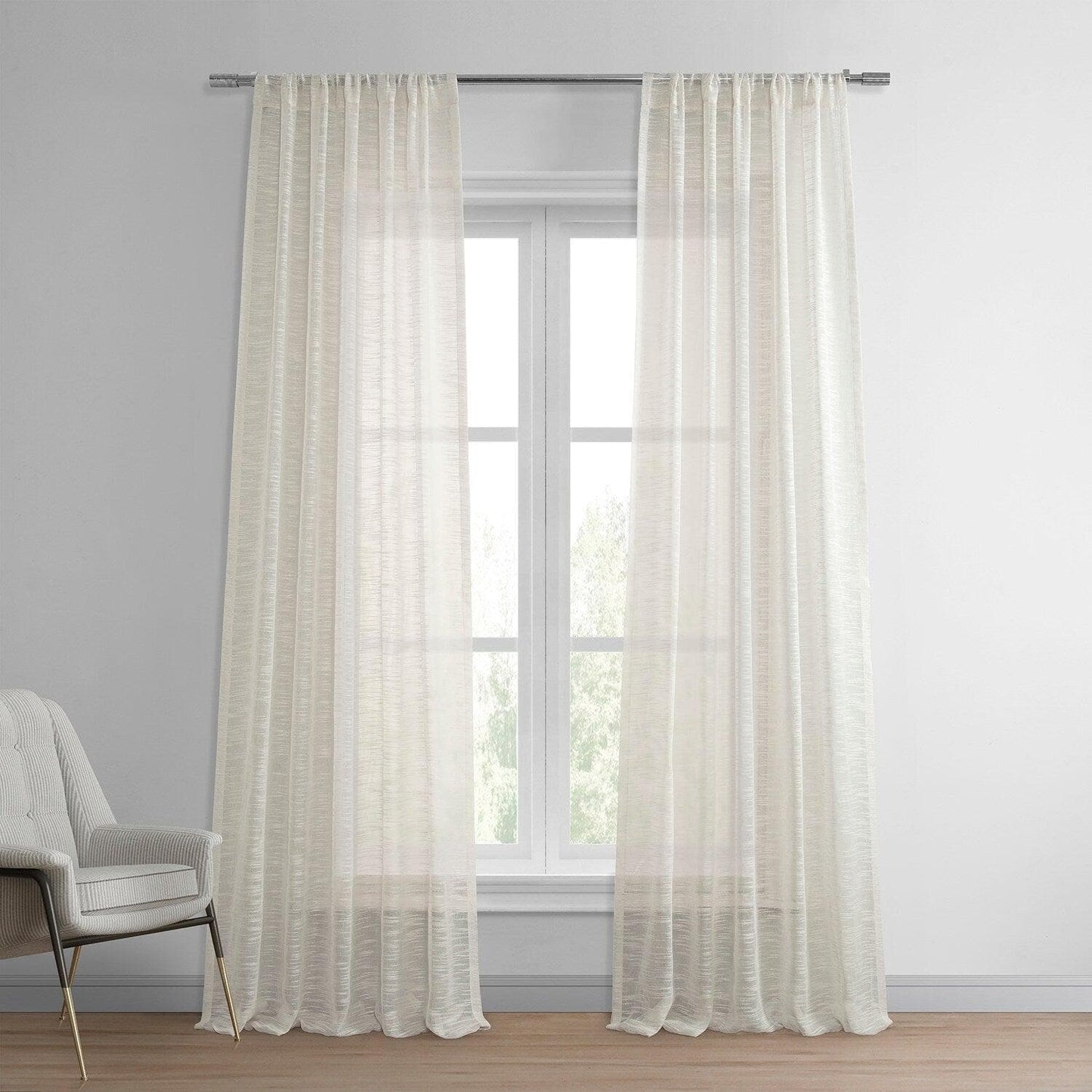 108" Turkish Sheer Event Drapery Panels | Custom Made to Order | Multiple Colors |