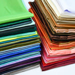 Taffeta Fabric by the Yard | Non Stretch Taffeta | 60" Wide | 75 Colors Available | Wholesale Bolt Available |