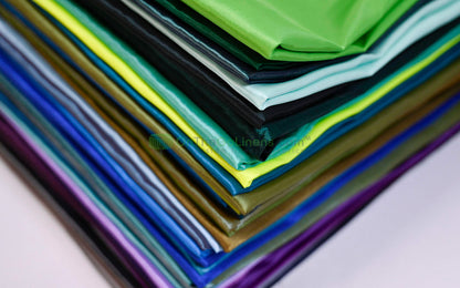Taffeta Fabric by the Yard | Non Stretch Taffeta | 60" Wide | 75 Colors Available | Wholesale Bolt Available |