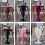 IFR Two Tone Chiffon Table Runners | Cationic Chiffon Table Runners | Multiple Colors and Sizes |