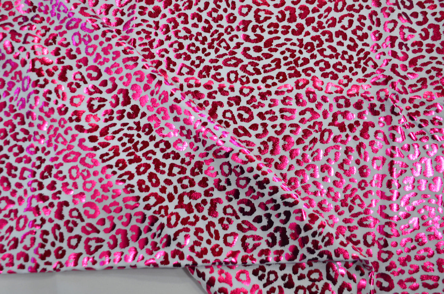 Cheetah Kiss Hologram Spandex Fabrics | Cheetah Print Spandex Fabric | 60" Wide | Dancewear Fabric |