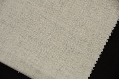 100% Natural Ramie Fabric by the Yard | 100% Ramie | 52/53" Wide | 280GSM | White, Ivory, Natural, Black |