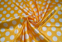 Polka Dot Charmeuse Satin Event Drapery Panels | Polka dot Satin Curtains | Multiple Color s|