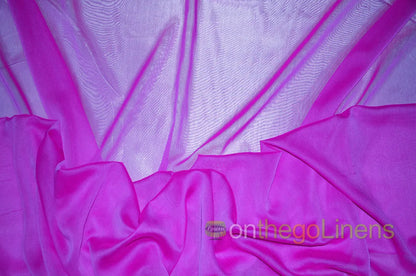 Raspberry Two Tone Chiffon