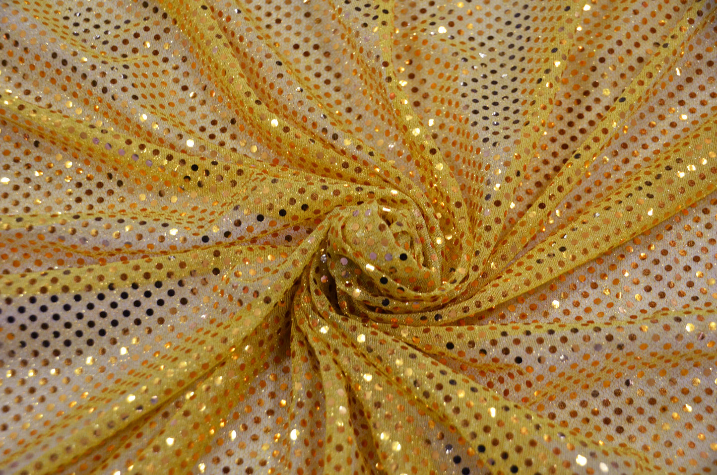 Yellow Gold Confetti Dot Sequins