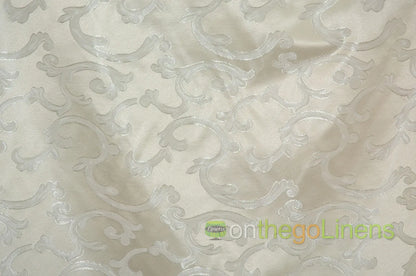 Scarlet Jacquard Ivory