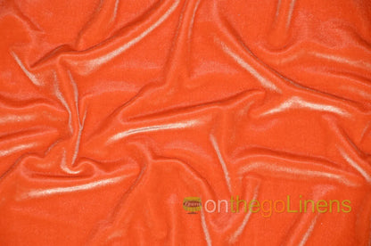 Orange Stretch Velvet