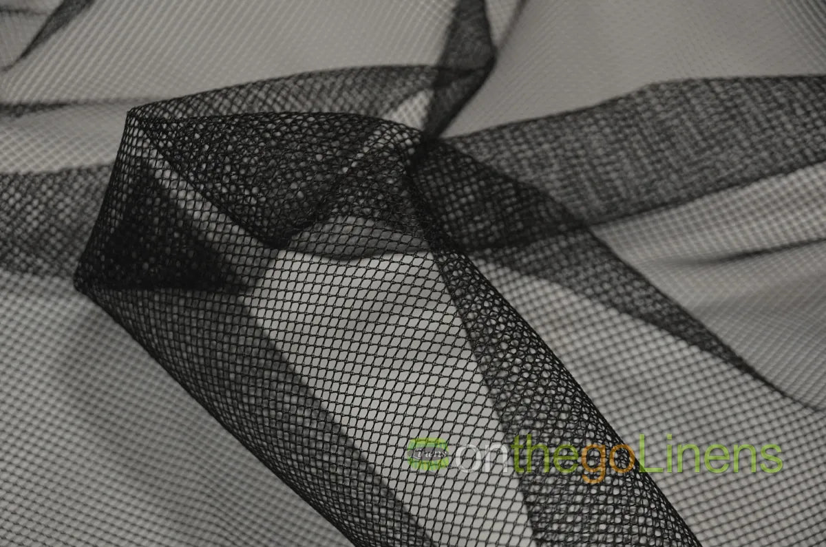 Black Hard Stiff Net