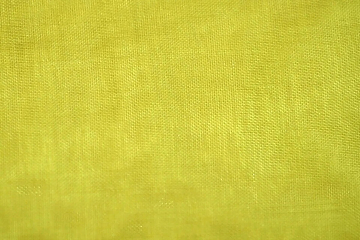 Yellow Mirror Organza