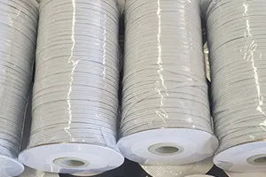 White Elastic Braided