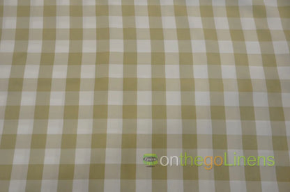 Picnic Checkered Fabric | Gingham Fabric by the Yard | 60" Wide | 100% Polyester | 1x1 |