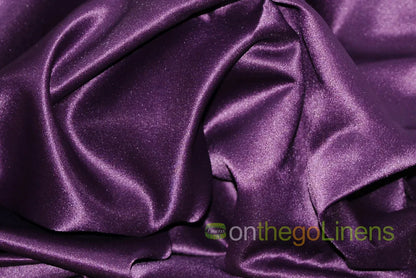 Plum LAmour Satin