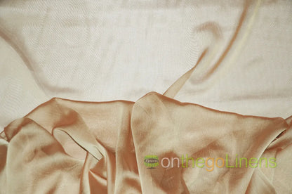 Mocha Gold Two Tone Chiffon