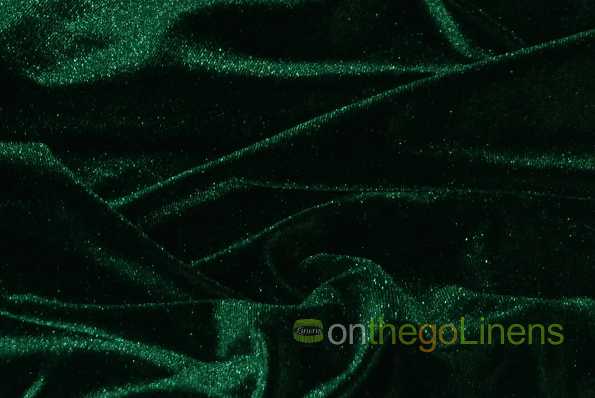 Stretch Velvet Tablecloths | Soft and Smooth Spandex Velvet Table Linens | Multiple Colors |