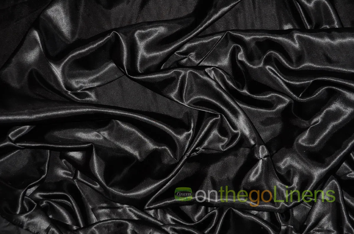 Charmeuse Satin Black