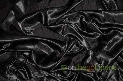 Charmeuse Satin Black
