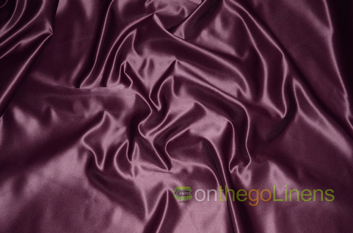 Lamour Satin Fabric by the Yard & Bolt | 100% Polyester Semi Dull Heavy Satin Fabric | 60" Wide | Multiple Colors |