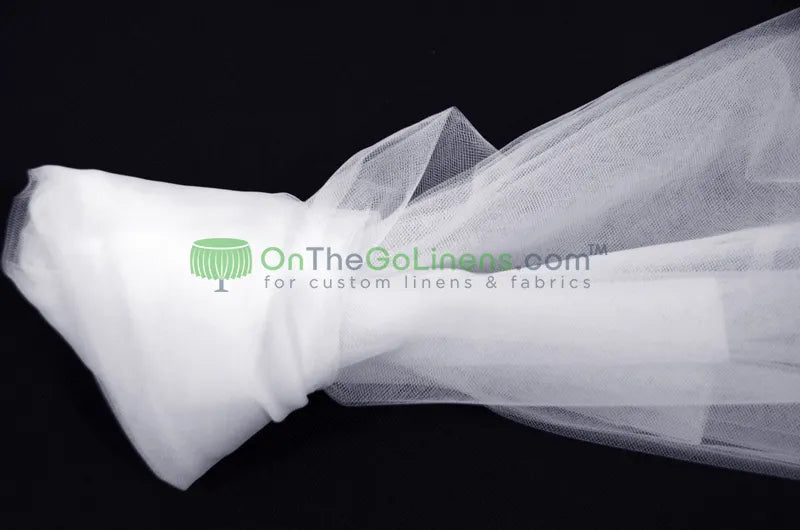 Bridal Tulle Fabric | Wholesale 50 Yard Bolt | Bridal Tulle Illusion Fabric | 100% Nylon | 108" Wide |