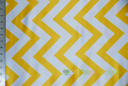 Lamour Satin Chevron Print Fabric by the Yard and Wholesale Bolt | 60" Wide | 100% Polyester | Multiple Colors |
