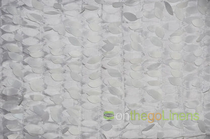 Leaf Taffeta Fabric by the Yard | Hanging Leaf Taffeta Fabric | Multiple Colors |