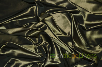 Dark Olive Solid Taffeta