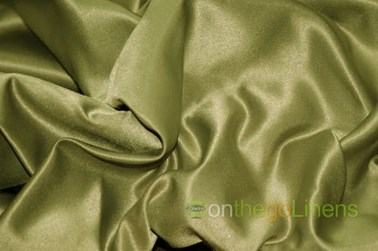 Lamour Satin Table Napkins and Chair Sashes | 100% Polyester Semi Dull Heavy Satin Table Napkins and Chair Sashes |