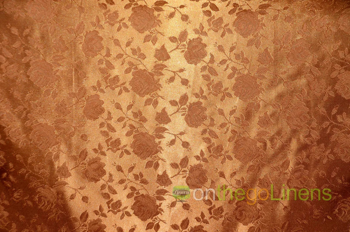 Floral Jacquard Cinnamon