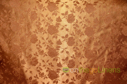 Floral Jacquard Cinnamon
