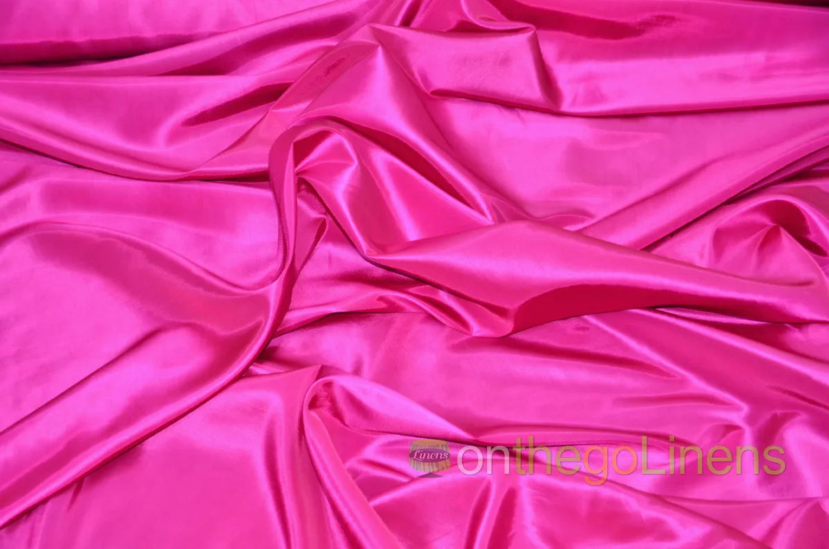 Hot Pink Solid Taffeta
