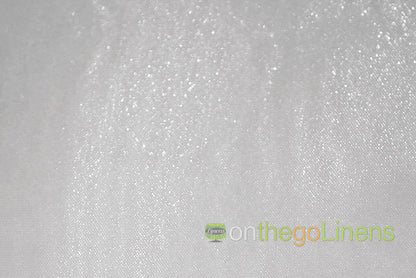 Crystal Organza White