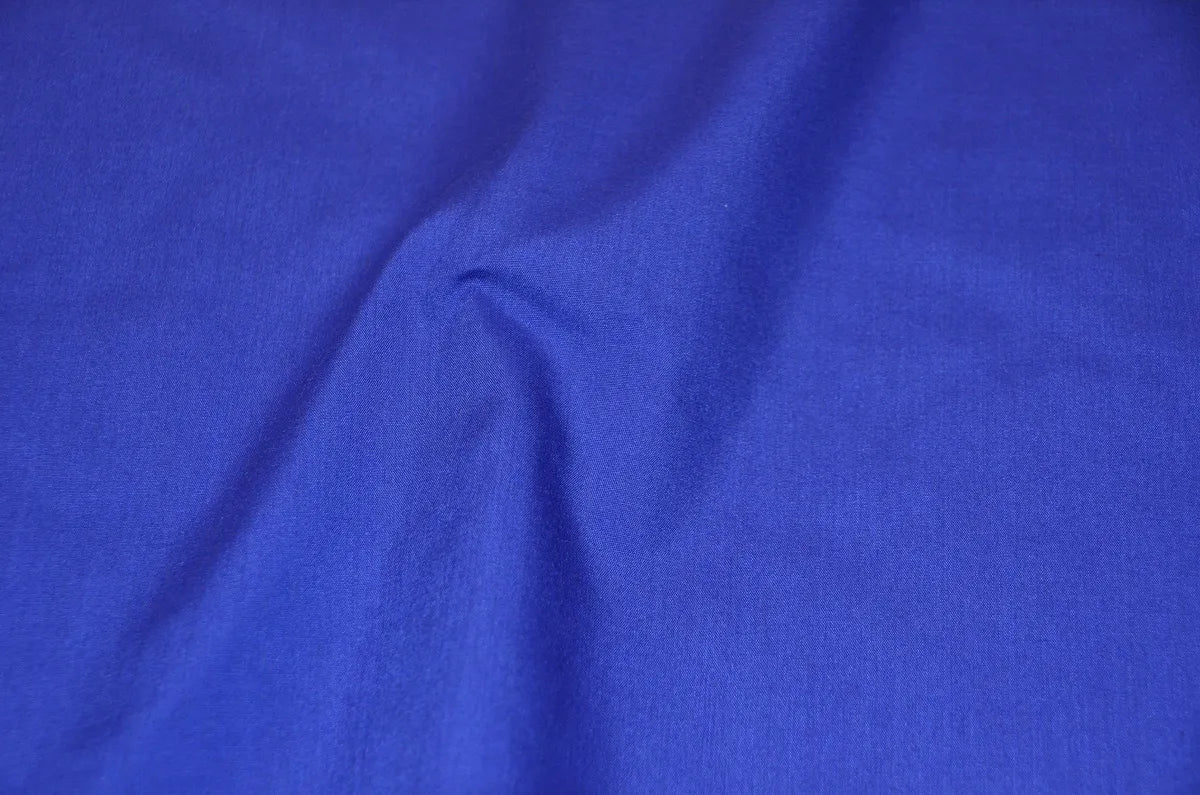 Royal Blue Poly Cotton Broadcloth