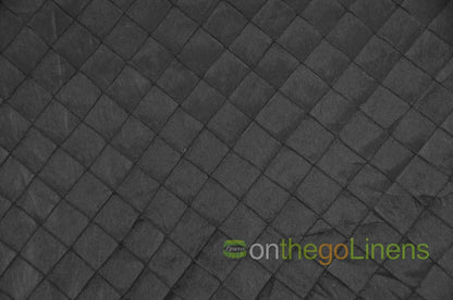 Pintuck 2x2 Fabric by the Yard | Diamond Taffeta Fabric | 52" wide | Multiple Colors |