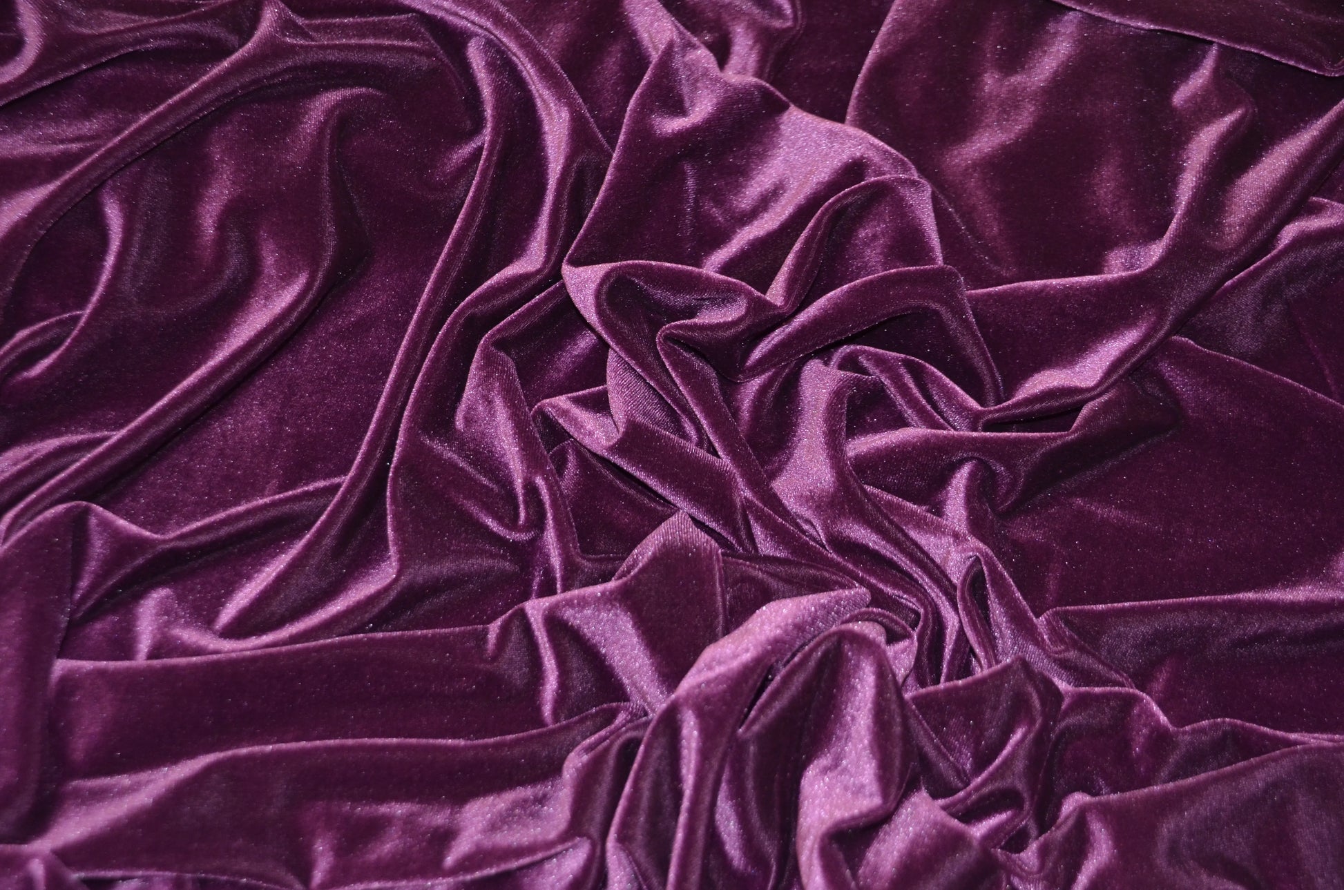 Grape Stretch Velvet