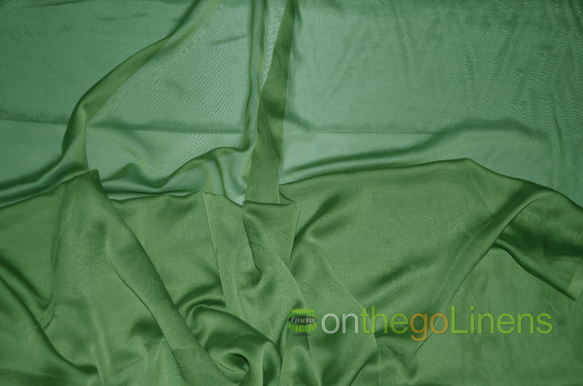 IFR Two Tone Chiffon Event Drapery Panels | Cationic Chiffon Curtains | Inherently Fire Retardant |