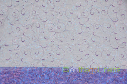 Swirl Organza Fabric by the Yard | Organza Embroidery Fabric | Multiple Colors |