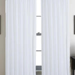 IFR Batiste Event Drapery Panels | Inherently Fire Retardant Slub Voile Fabric | 118" Wide | 100% Polyester |