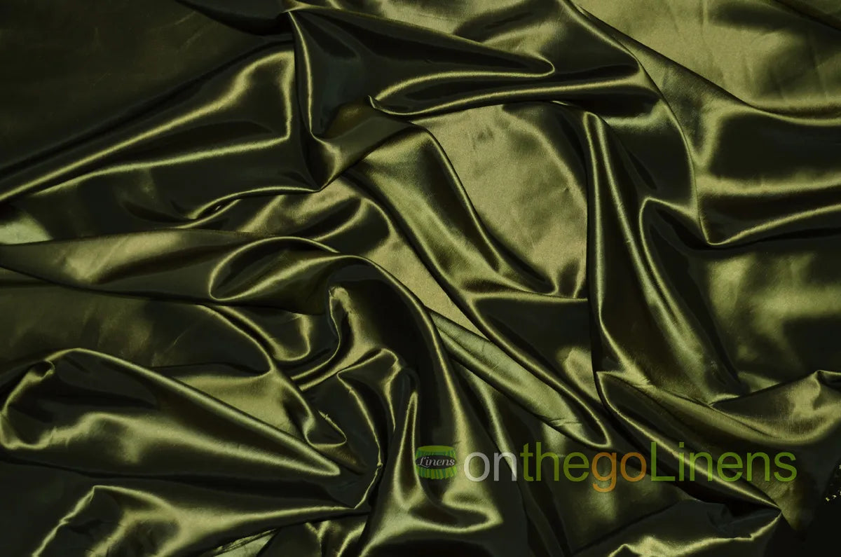 Olive Solid Taffeta