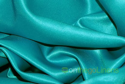 Lamour Satin Tablecloths | 100% Polyester Semi Dull Heavy Satin Table Linens |