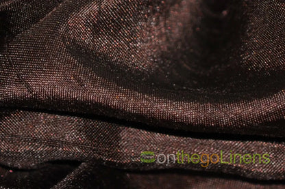 Shantung Satin Tablecloths | Reversible Silk Satin Table Linens | 100% Polyester | Multiple Colors | Reversible French Seam |