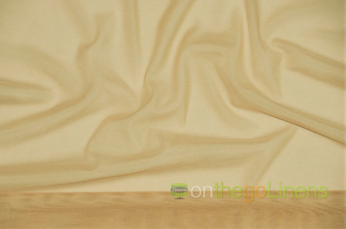 Gold Power Mesh Spandex
