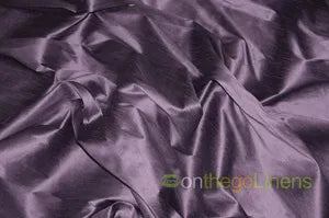 Faux Dupioni Silk Fabric | Imitation Dupioni Silk Fabric by the Yard | 54" Wide | 100% Polyester |