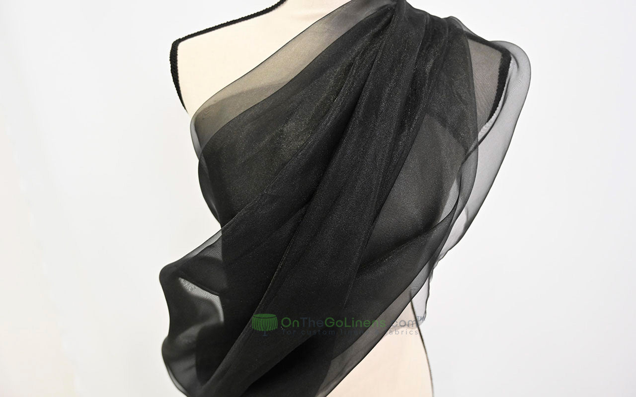 Super Organza Fabric | 60” Wide | Semi-Sheer Polyester | Elegant Event Fabric