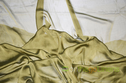 IFR Two Tone Chiffon Event Drapery Panels | Cationic Chiffon Curtains | Inherently Fire Retardant |