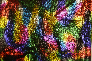 Pebbles Hologram Spandex Fabrics | Dancewear Spandex Fabric | 60" Wide |