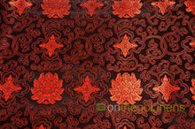 48" Wide Chinese Medallion Brocade Fabric by the Yard | Chinese Medallion Fabric | Multiple Colors |