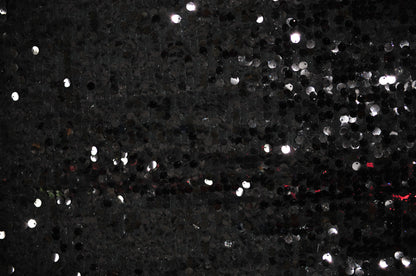 New York Dazzle Sequins Event Drapery Panels | 6mm Sequins Mesh Curtains | 52" Wide | Multiple Colors |